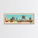 Luanda, Angola Panoramic Canvas Print, Luanda, Angola Painting, Angola Art, Luanda Travel Poster, Travel Art, Vacation Gift