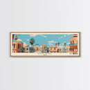 Mosul, Iraq Panoramic Canvas Print, Mosul, Iraq Painting, Iraq Art, Mosul Travel Poster, Travel Art, Housewarming Gift