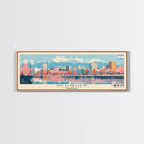 Neuquen, Argentina Panoramic Canvas Print, Neuquen, Argentina Painting, Argentina Art, Neuquen Travel Poster, Travel Art, Vacation Gift