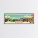 Reynosa, Mexico Panoramic Canvas Print, Reynosa, Mexico Painting, Mexico Art, Reynosa Travel Poster, Travel Art, Guest Room Painting
