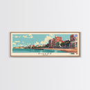 Rivera, Uruguay Panoramic Canvas Print, Rivera, Uruguay Painting, Uruguay Art, Rivera Travel Poster, Travel Art, Living Room Painting