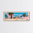Tiaret, Algeria Panoramic Canvas Print, Tiaret, Algeria Painting, Algeria Art, Tiaret Travel Poster, Travel Art, Living Room Painting