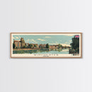 Winchester, England Panoramic Canvas Print, Winchester, England Painting, England Art, Winchester Travel Poster, Travel Art, Housewarming Gift