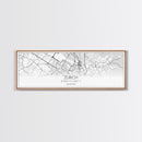 Panoramic Zurich City Map, Switzerland Art, Map Print, Minimalist Wall Art, Canvas Art, Housewarming Gift, Street Map Art, Closing Gift