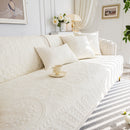 Cotton Quilted Sofa Cover, Non-Slip Couch Protector Fits Backrest, Seat & Armrest