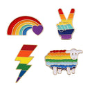 LGBTQ Pride Enamel Rainbow Pins [4 Styles]