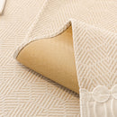 Herringbone Sofa Protector Cover, Non-Slip Couch Cover for Seat, Back & Arms