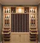 Pine Upper Wine Rack Cabinet | 10 Column