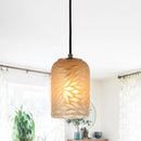 1-Light Farmhouse Saddlebrown Pendant Lighting