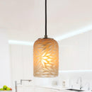 1-Light Farmhouse Saddlebrown Pendant Lighting