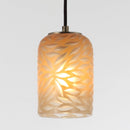 1-Light Farmhouse Saddlebrown Pendant Lighting