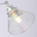 1-Light Modern Silver Wall Scone Light