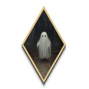 Cute Lil Boo, Ghost Print, Halloween Canvas Art, Canvas Textured Print, Funny Halloween Decor, Ghost Art, Victorian Goth Art