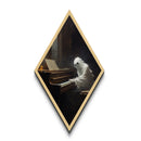Dark Academia Ghost Playing The Piano, Haunted Wall Art, Spooky Season Halloween Decor