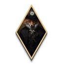 The Fox With The Clock On His Hat, Funny Cute Halloween Decor