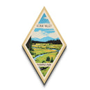 Kobuk Valley National Park Diamond Formed Travel Poster Canvas Artwork Print, Canvas Wall Art, Travel Gift, Alaska Travel Art