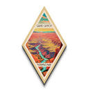 Grand Canyon National Park Diamond Shaped Adventure Print Canvas Art Print, Canvas Wall Art, Travel Gift, Arizona Travel Art