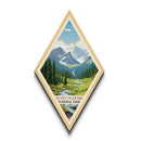Rocky Mountain National Park Diamond Formed Adventure Poster Wall Art Art Print, Canvas Wall Art, Travel Gift, Colorado Travel Art