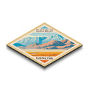 Death Valley National Park Diamond Shaped Travel Poster Art Canvas Art Print, Canvas Wall Art, Travel Gift, California Travel Art