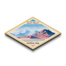 Death Valley National Park Diamond Formed Travel Poster Art Canvas Art Print, Canvas Wall Art, Travel Present, California Travel Art