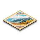 Great Basin National Park Diamond Shaped Travel Poster Art Canvas Art Print, Canvas Wall Art, Travel Gift, Nevada Travel Art