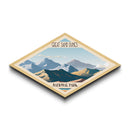 Great Sand Dunes National Park Diamond Shaped Travel Print Art Canvas Art Print, Canvas Wall Art, Travel Gift, Colorado Travel Art