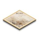 Bryce Canyon National Park Diamond Shaped Travel Poster Canvas Art Print, Canvas Wall Art, Travel Gift, Utah Landscape