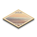 Canyonlands National Park Diamond Shaped Travel Poster Canvas Art Print, Canvas Wall Art, Travel Gift, Utah Landscape