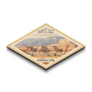 Capitol Reef National Park Diamond Shaped Travel Poster Canvas Art Print, Canvas Wall Art, Travel Gift, Utah Landscape