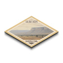 Carlsbad Caverns National Park Diamond Shaped Travel Poster Canvas Art Print, Canvas Wall Art, Travel Gift, California Landscape
