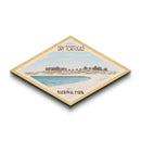 Dry Tortugas National Park Diamond Shaped Travel Poster Canvas Art Print, Canvas Wall Art, Travel Gift, Florida Landscape