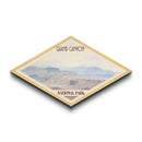 Grand Canyon National Park Diamond Shaped Travel Poster Canvas Art Print, Canvas Wall Art, Travel Gift, Arizona Landscape