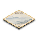 Great Smoky Mountains National Park Diamond Shaped Travel Poster Canvas Art Print, Canvas Wall Art, Travel Gift, Tennessee Landscape