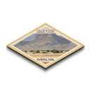 Guadalupe Mountains National Park Diamond Shaped Travel Poster Canvas Art Print, Canvas Wall Art, Travel Gift, Texas Landscape