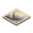 Olympic National Park Diamond Shaped Travel Poster Canvas Art Print, Canvas Wall Art, Travel Gift, Washington Landscape