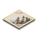 Rocky Mountain National Park Diamond Shaped Travel Print Wall Art Art Print, Canvas Wall Art, Travel Gift, Colorado Landscape