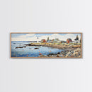 Maine Art Framed Canvas Print - Modern High-Quality Gicle Artwork, Eco Friendly and Durable - Framed Canvas Perfect for Gifts and Home Decor