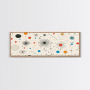 Retro Star Pattern Wall Art Print, Canvas Print, Trendy Art, Eclectic / Kitsch Decor, Midcentury Modern Nursery Decor, Cute Art for Kid's Room
