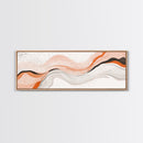 Beige, Black and Grey Swirl Art, Black & Beige Abstract Art Print, Tropical Wall Art, Abstract Wall Art, Living Room Wall Art / Home Decor