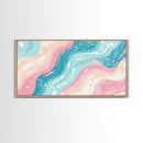 Retro 90s Style Wall Art, Bedroom Wall Decor, Aesthetic Decor, Vaporwave Wall Art, Pastel Shades Painting