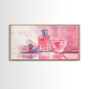 Light Pink Wall Art Canvas Print, Modern Minimalist Art, Whimsical Home Decor, Therapy Art Piece, Light Pink Abstract Art Gift Idea