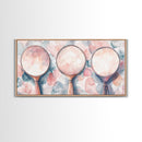 Magnifying Glasses Canvas Print Light Pink Wall Art Whimsical Art Coastal Wall Art Cottagecore Decor Rustic Artwork Gift Idea