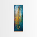 Nautical Rope, Coastal Decor, Rustic Wall Art, Nautical Painting, Wabi Sabi Art, Framed Canvas Print, Bedroom Art, Gift Idea