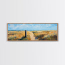 Sandy Path, Coastal Scene, Beach Landscape, Canvas Print, Nautical Wall Art, Summer Home Decor, Relaxing Art, Living Room Art
