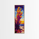 Wild Grass, Sunset Glow, Tranquil Nature, Canvas Print, Boho Wall Art, Bedroom Decor, Earthy Tones, Cozy Autumn Landscape