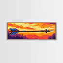 Tribal Arrow, Boho Wall Art, Native Style, Rustic Decor, Adventure Theme, Earthy Tones, Man Cave Aesthetic, Framed Canvas Print