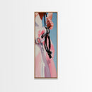 Equestrian Detail, Horse Art, Rustic Wall Decor, Western Aesthetic, Framed Canvas Print, Farmhouse Style, Horse Painting, Entryway Art