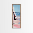 Coastal Rocks, Ocean Landscape, Beach House Wall Art, Minimalist Seascape, Relaxing Decor, Nature Painting, Canvas Print