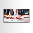 Blush Wedding, Romantic Art, Framed Canvas Print, Elegant Wall Decor, Feminine Painting, Modern Bedroom Art, Minimalist Aesthetic