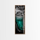 Abstract Landscape, Nature Wall Art, Modern Home Decor, Canvas Print, Blue Green Painting, Living Room Artwork, Large Wall Art